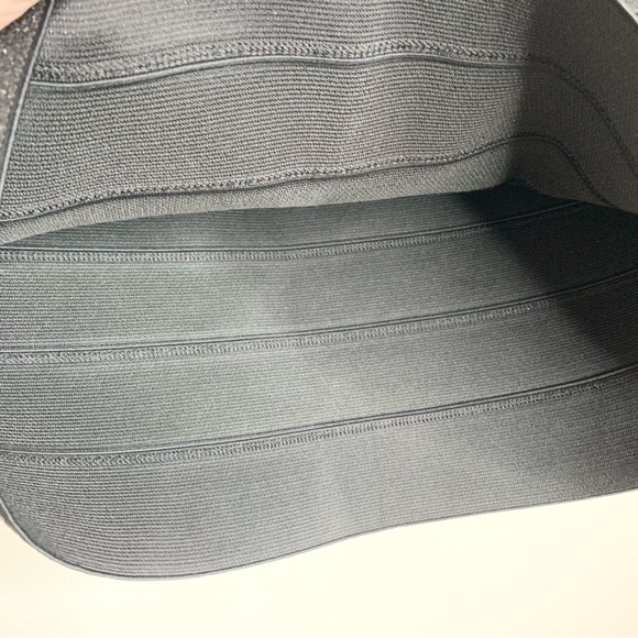 NWOT Express Shimmer Metallic Bandage Skirt Medium - Picture 5 of 9